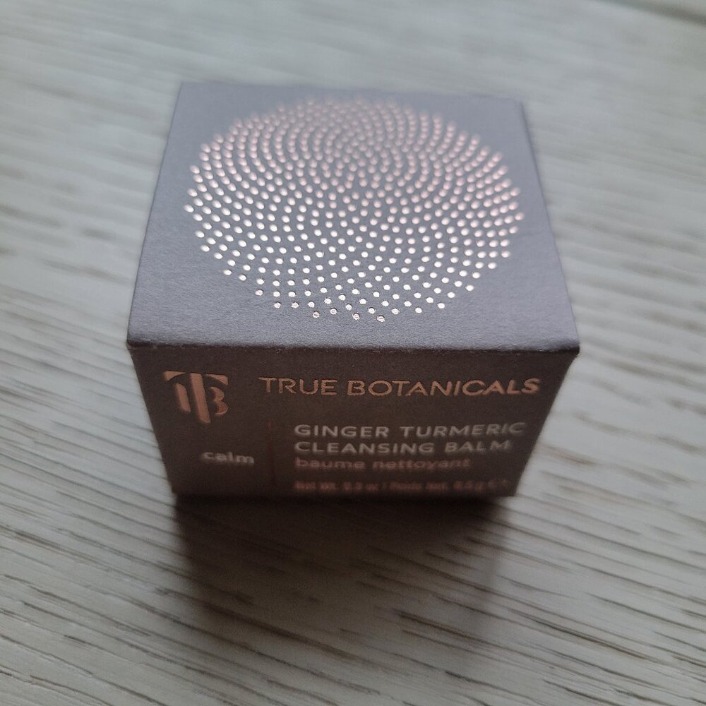 True Botanicals sample cleansing balm